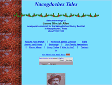 Tablet Screenshot of nacogdochestales.com